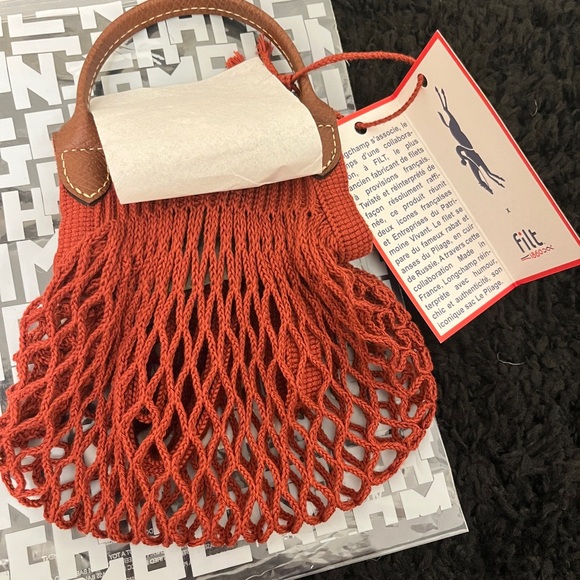 Longchamp Le Pliage Filet XS Mesh Bag - Picture 4 of 6